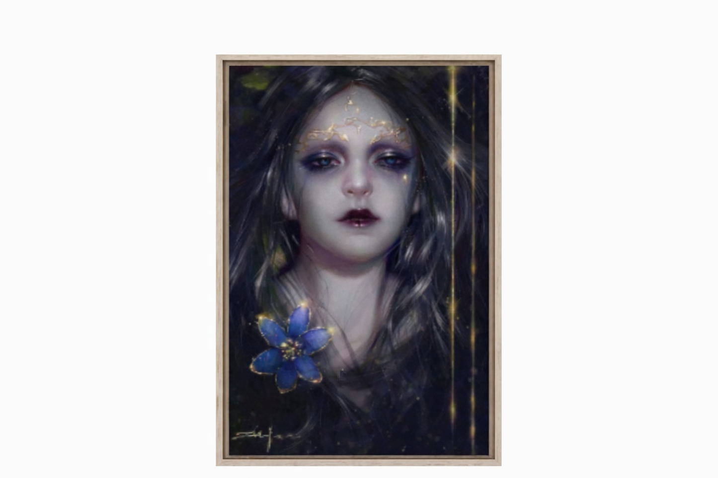 Ethereal Portrait – Printable Digital Art (Instant Download)