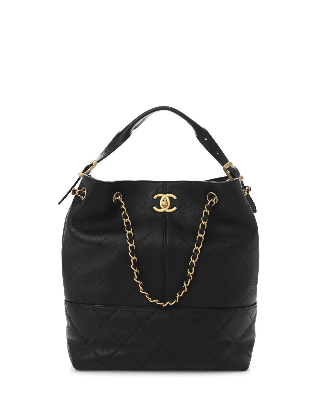 Chanel Hobo - Excellent - Calfskin Stitched