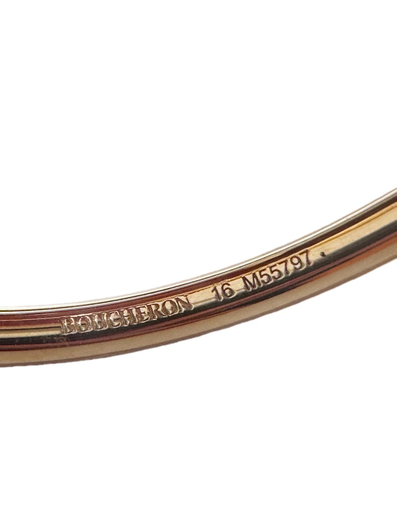 Boucheron MEISA Titmouse 18K Gold Diamond Bracelet - Size 16